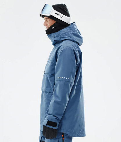 Dune Herren-Skijacke – Stahlblau