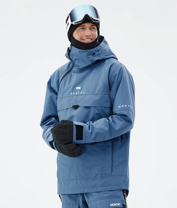 Dune Herren-Skijacke – Stahlblau