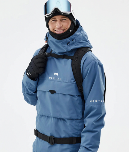Dune Herren-Skijacke – Stahlblau