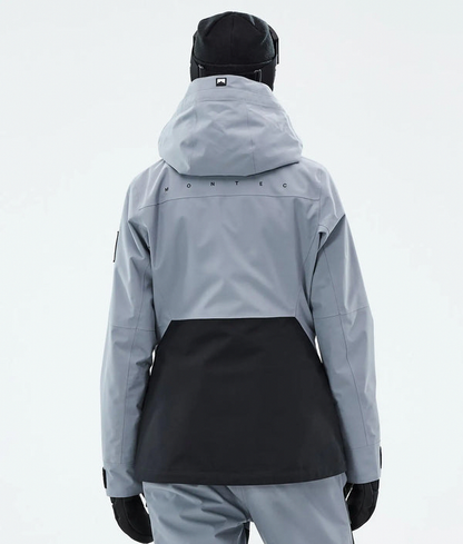 Moss W Damen-Skijacke – Hellblau / Schwarz